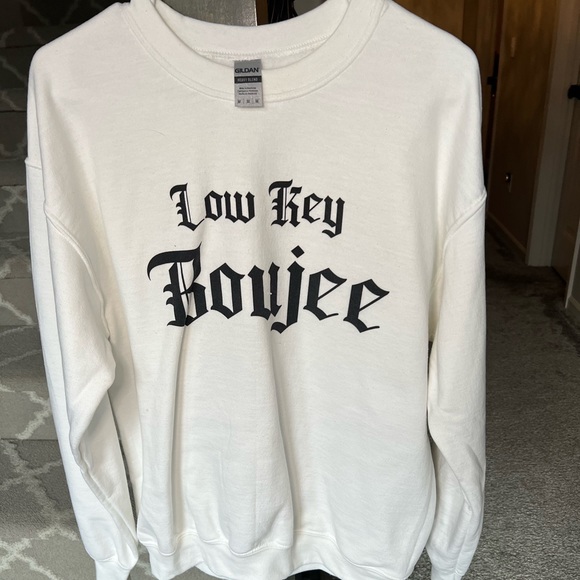 Gildan Tops - Low Key Boujee crewneck